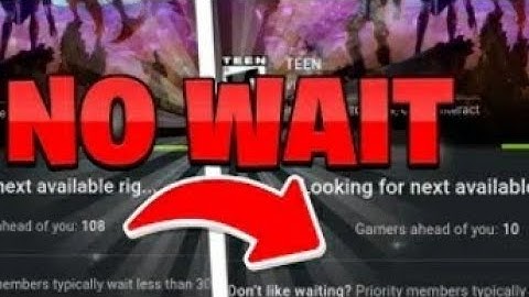 HOW TO REDUCE WAIT TIME IN GEFORCE NOW (415 To 35)