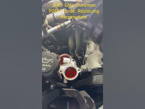 2015 LML Duramax P01F0 code. Replacing thermostats. #lmlduramax - YouTube