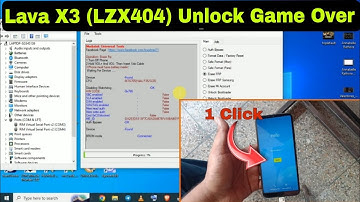 Lava X3 (LZG404) Frp Unlock/Bypass With Mtk Universal Tool Free 100% By  @RamuMobileSolution ​