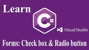 9 من 16: ازرار الراديو والاختيار في السي شارب C# Check Box and Radio Button