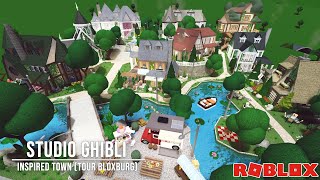 Studio Ghibli Inspired Town (Tour Bloxburg)