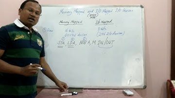 Memory Mapped and IO Mapped IO Devices by Dr G R Sinha