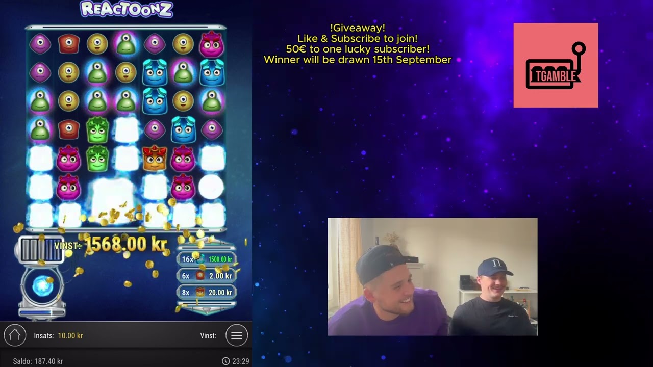 Reactoonz insane session highlights (Gargatoon Compilation) + Giveaway!