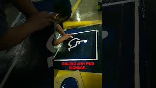 DRAW PWD SIGNAGE..GALING AHH..#pwd