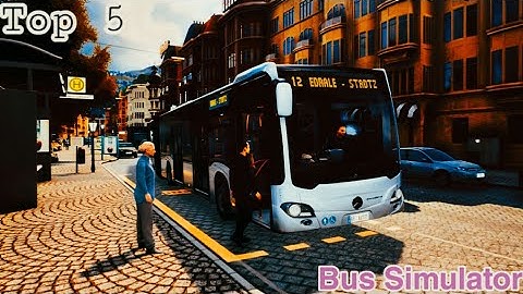 🔥️ TOP5 🔥️ REALISTIC BUS SIMULATOR ANDROID GAMES 2020 | Free Offline/online Simulator Games