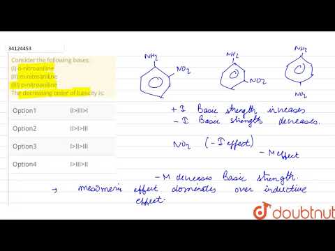 ভিডিও: M nitroaniline একটি বেস?