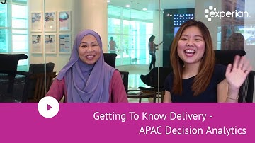 Getting To Know Delivery - APAC Decision Analytics