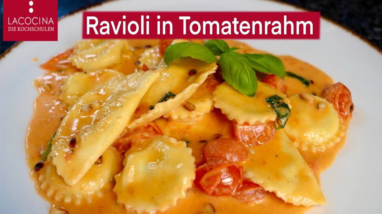 Ravioli in Tomatenrahm- schnelles, gesundes Rezept- soooo lecker! | La Cocina