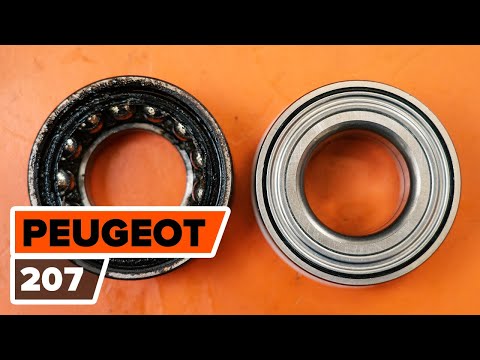 How to change rear wheel bearing on PEUGEOT 207 [TUTORIAL AUTODOC]