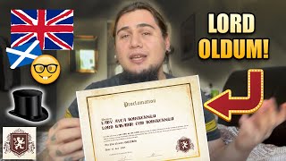 Nasıl Lord Oldum? İskoçyadan Toprak Almak