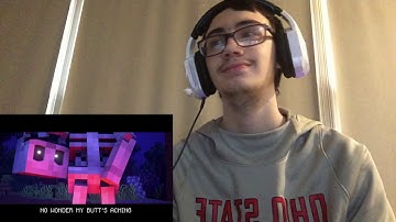 LandFox Reacts To SKELETON RAP | Dan Bull Version (Minecraft Animated Music Video) Dan Bull