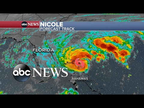 Tropical storm nicole strengthens, zeroes in on florida | abcnl