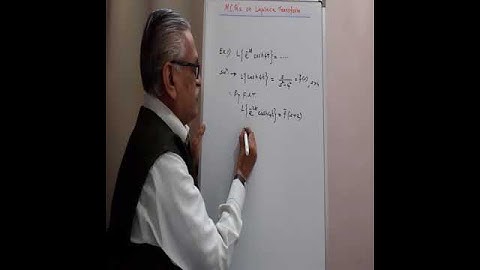 First shifting theorem of Laplace Transform :Example #shorts