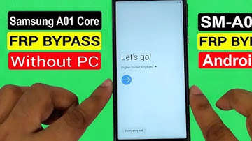 Samsung Galaxy A01 Frp Bypass Android 11 Without Pc_Without Alliance Shield New Method 2022