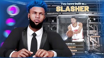 MY OFFICIAL 2K20 SLASHER BUILD | I ALREADY HAVE GOLD CONTACT FINISHER |