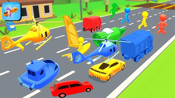 Shape Shifting 🏃‍♂️🚗🚲🚦all Levels Gameplay Walkthrough Android,ios Max Level MAXER374