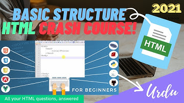 Basic Structure of HTML | HTML tutorial for Beginners in (Urdu  Hindi) Lec 3 | Unique Logic Concepts