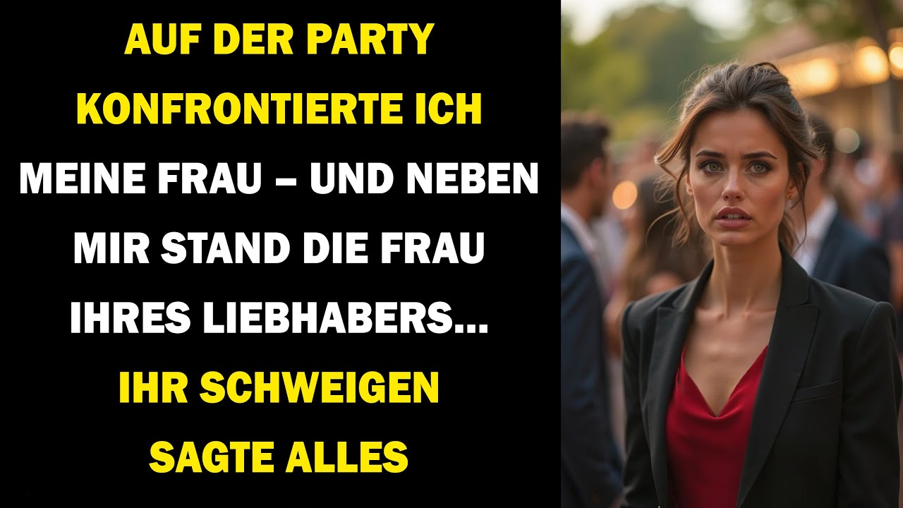 Ich stellte meine Frau auf einer Party zur Rede – mit der Ehefrau ihres Liebhabers an meiner Seite