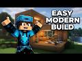 Minecraft Easy Wooden Survival House Tutorial | Simple Starter Base Build