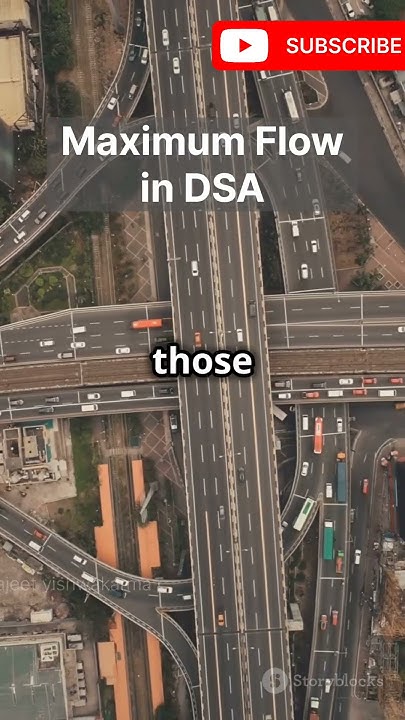 Maximum flow in #dsa | Explain maximum flow algorithm in data structure ...