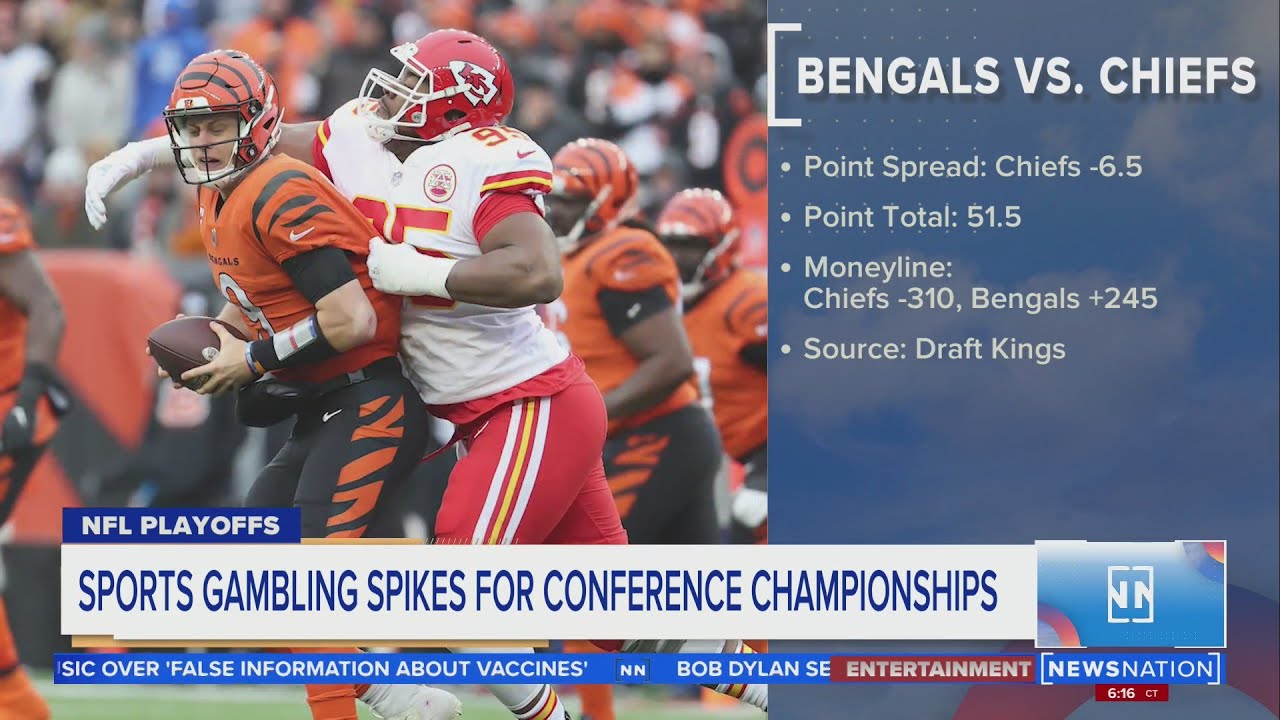 Sports gambling spikes for conference championships | Morning in America