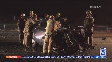 2 killed, 2 injured in wrong-way crash in Perris