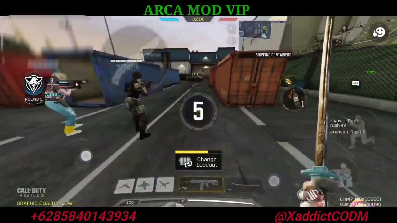 CHEAT CODM GARENA 1.6.32 - EASY ROAD TO LEGEND WITH MAIN ACC