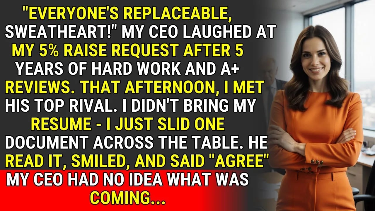 My CEO Mocked My Raise Request — One Document Cost Him Everything ♟️