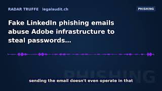 Full Fake LinkedIn phishing emails abuse Adobe infrastructure to steal passwords Update