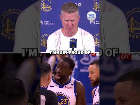 Steve Kerr on Draymond Green's ejection only 4 minutes into the game shorts