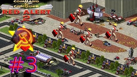 Red Alert 2: Soviet Campaign Mission 3 - Big Apple | Hard | The weakest tactics!
