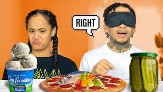 Choosing LEFT or RIGHT Random PIZZA TOPPINGS Challenge! *DON’T ATTEMPT*