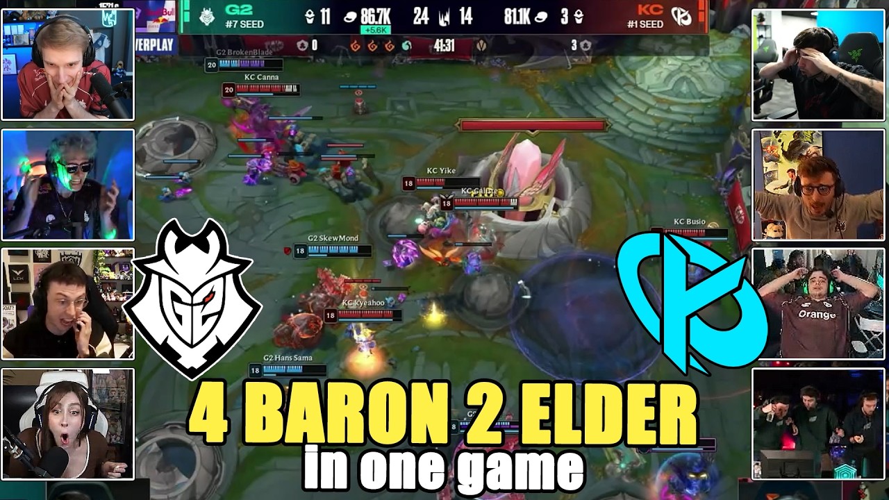 Стримеры комментируют самые безумные финалы LEC — G2 против KC | Гранд-финал LEC Versus