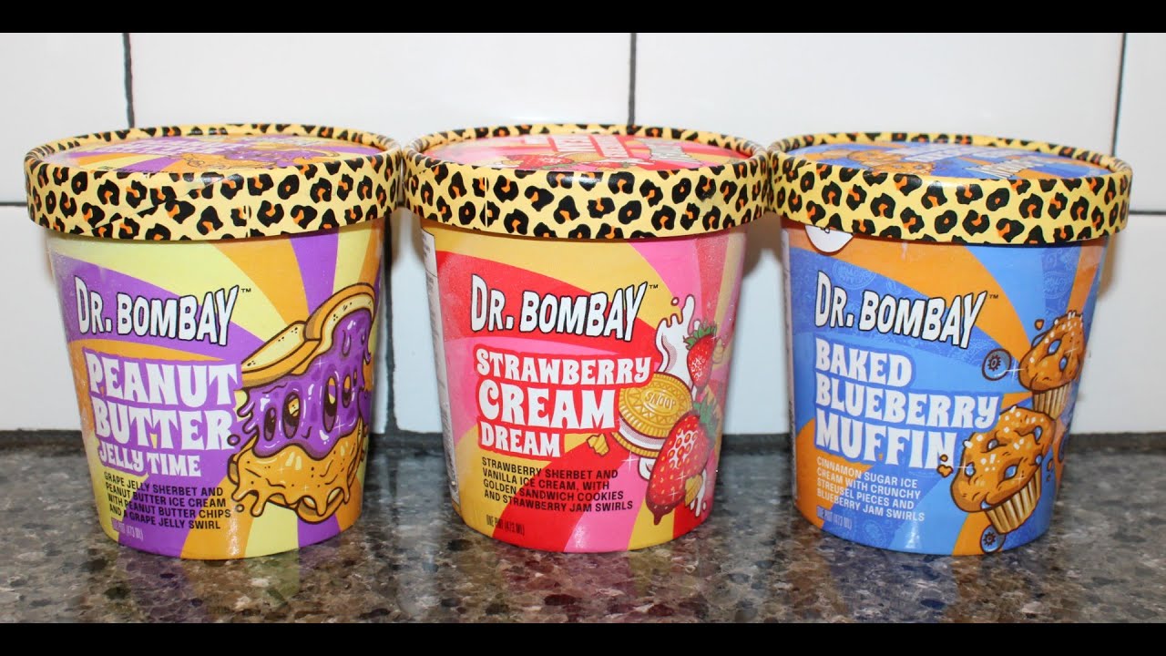 Dr. Bombay (Snoop Dogg) Peanut Butter Jelly Time, Strawberry Cream Dream & Baked Blueberry Muffin