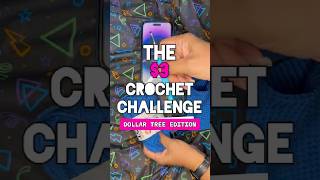 STOP! DON'T SPEND $50 TO LEARN CROCHET | $3 Dollar Tree Yarn Challenge #shorts