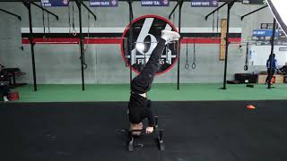 Parallette Bar Head Stand