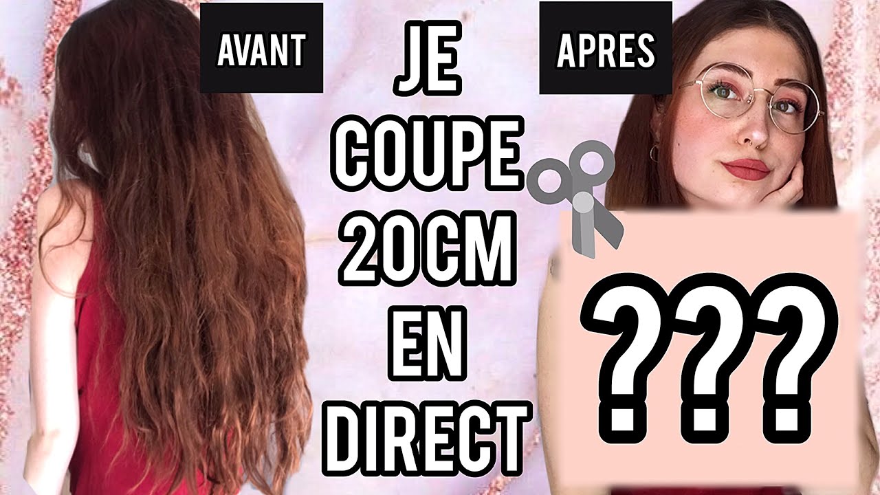 JE ME COUPE LES CHEVEUX TOUTE SEULE - YouTube