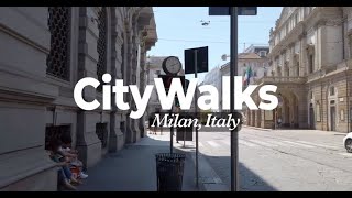 Milan Italy Walking Tour 🇮🇹 Duomo, Brera & City Streets in 4K