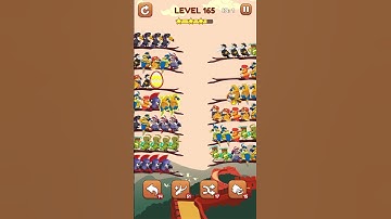 Bird Sort 2: Color Puzzle Level 165 #games #gaming #gameplay