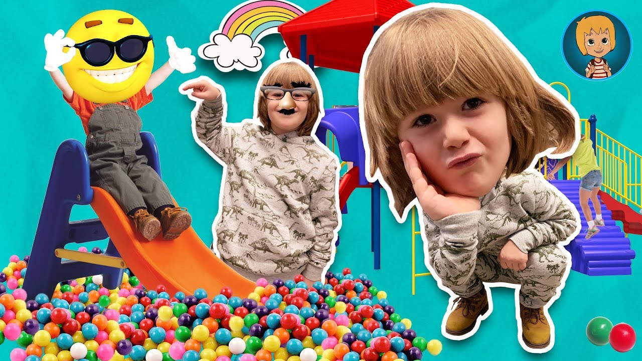 Gerti Toys Indoor Playground FUN and SLIDE Bounce House with Gerti's Family