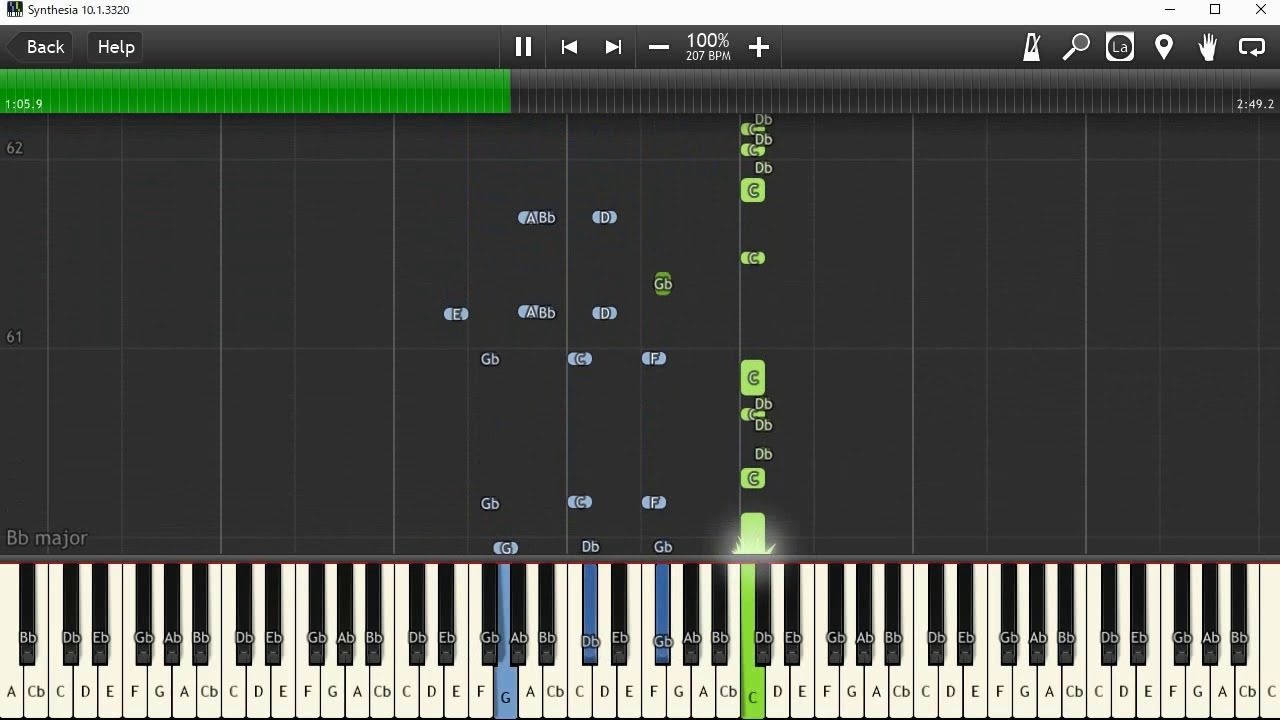 jazz roster Autumn Leaves Bill Evans Trio 1960 [ Drums and Bass only] Synthesia