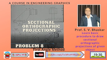 Sectional Orthographic Projections: Problem 8