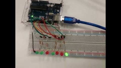 Encendiendo de Led secuencial con arduino