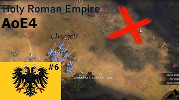 Age of Empires 4 Gameplay | HRE vs English | Technical Stress Test Game 6
