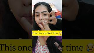 upper lip wax for the first time bda pain h isme tho 😢😮‍💨 #girltalks #shortsvideo Profile