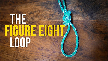 How to Tie the FIGURE EIGHT LOOP Knot in UNDER 60 SECONDS!! | How to Tie a LOOP KNOT