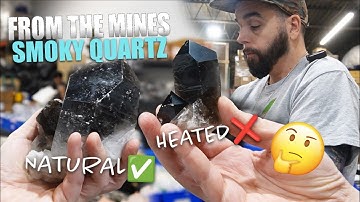 NATURAL VS HEATED SMOKY QUARTZ! | From The Mines