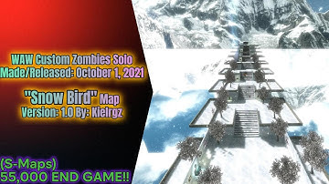 WAW Custom Zombies Solo▐ "Snow Bird" Map Completed