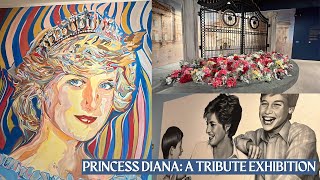 Princess Diana A Tribute Exhibit FULL TOUR | Princess Diana Exhibit Las Vegas | The Shop at Crystals