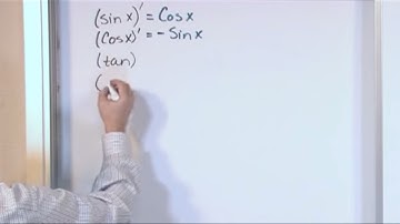 Lesson 7 - Derivatives Of Trig Functions, Part 1 (Calculus 1)
